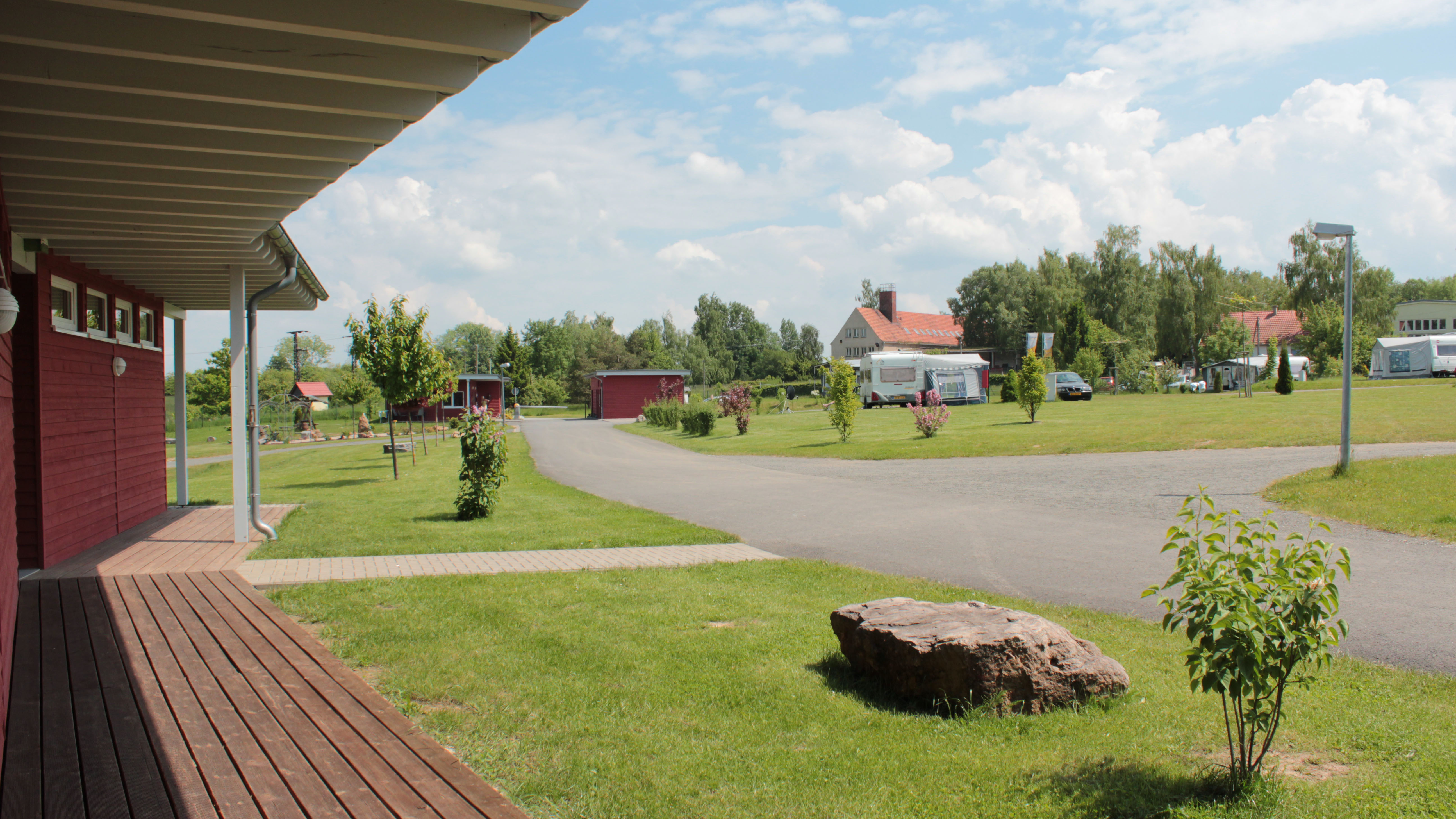Camping site at the gateway to the Hainich