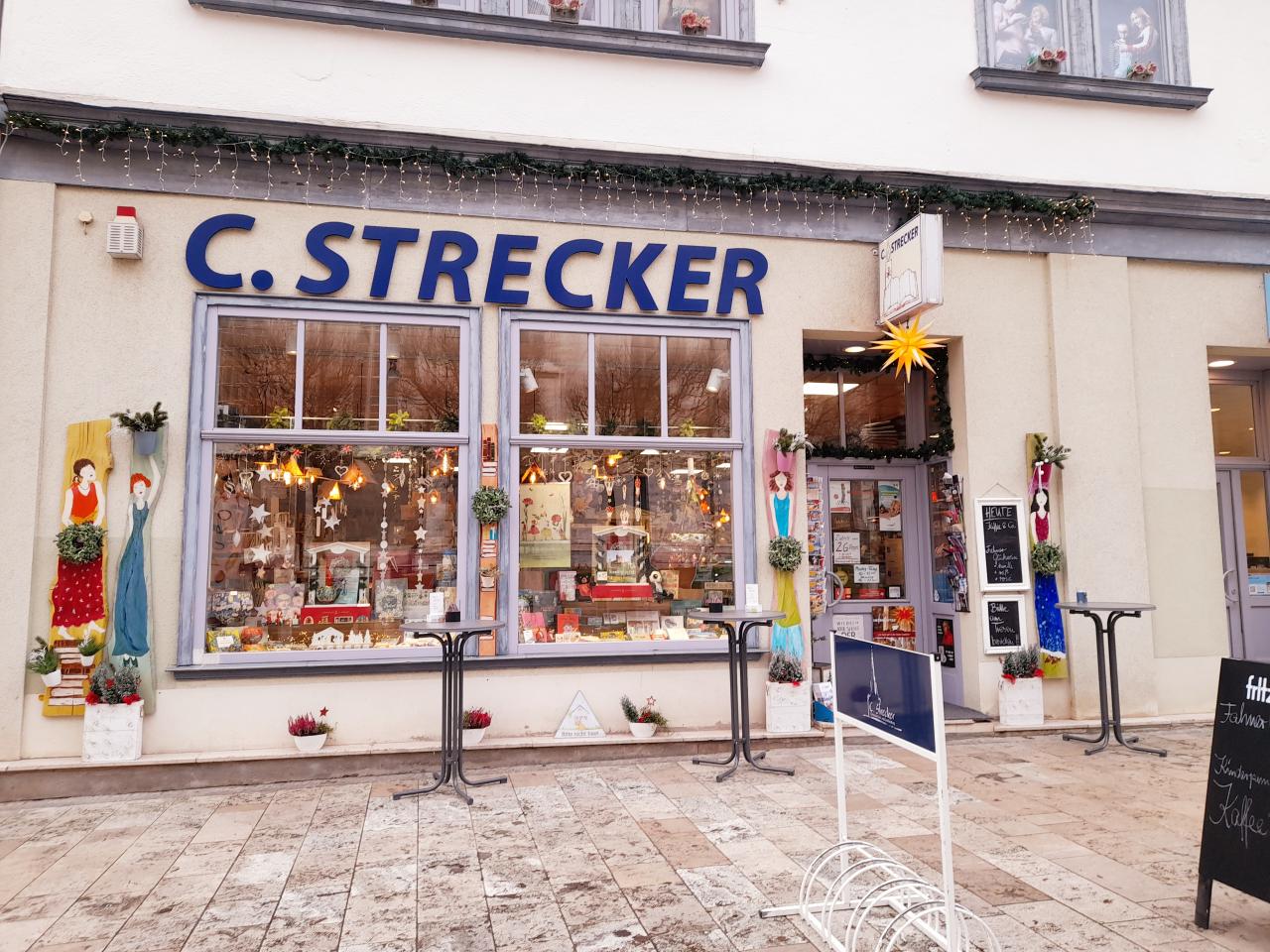 Strecker bookshop with café
